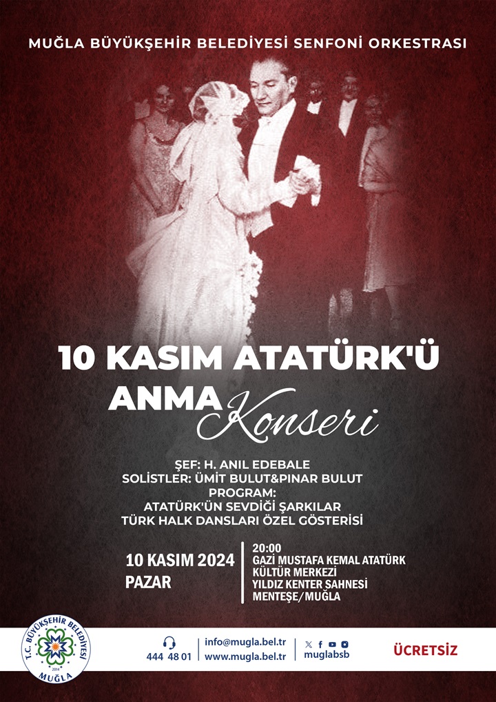 10 Kasım Atatürk'ü Anma Konseri